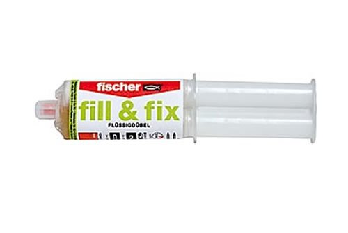 Preisvergleich Produktbild FISCHER Flüssigdübel fill & fix m. 2 Statikmischer, 4 Anker-Siebhülsen