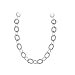 UNY Jewelry Style Trendy Elegant Fashion style Double Twist Wire Link Women Short Necklace ( 2 Tone )