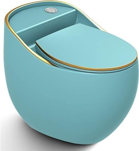 Luxury Smart One-Piece Toilet, Gold Ceramic Bidet with Dual Flush, 360° Spiral Vortex, Mute Design for Home & Hotel