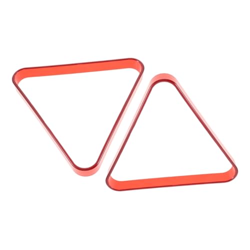 ibasenice Billiard Ball Rack Sheet Rack Billiard 2pcs Tripod Plastic Frame for Pool Balls