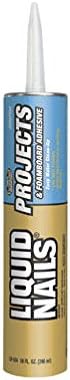 Liquid Nails Projects & Foamboard High Strength Paste Adhesive 10 oz.