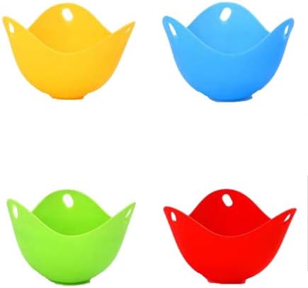 Amazon Hj ゆで卵器 ゆで卵型 卵カップ 卵蒸し器 シリコン 温泉卵 エッグホルダー 卵料理 便利 蒸し器用 ゆで卵カップ 耐熱 お弁当 4点セット 蒸し器 せいろ オンライン通販