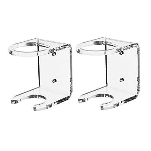 Cosmos 2 Pcs Acrylic Baseball Bat Wall Mount Softball Wall Stand Holder Rack For Bat & Ball Vertical Display In Home, Baseball Stadium, Locker Room (Transparent Clear) #TOP6