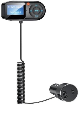 HTC - KIT Main Libre Bluetooth ÉCRAN DÉPORTÉ 2M USB A 2.4A USB C 18W