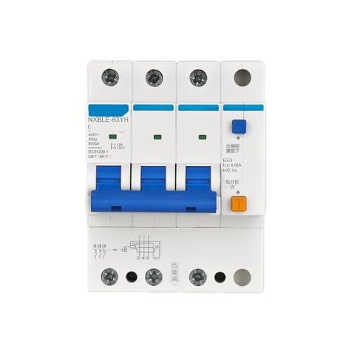 Disjoncteur de protection NXBLE-63YH triphasé type C 6A contre les surcharges