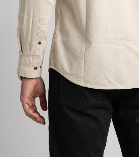 Image of Amazon Brand - INKAST Men Solid Cotton Shirt | Casual Wear | Basic Essential Plain Everyday & Office Wear | Full Sleeve | Regular Fit