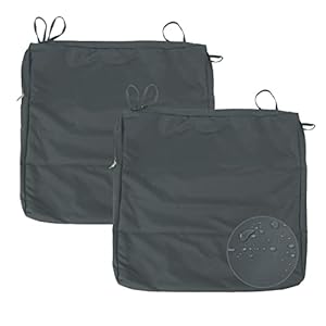 Leeymoo Wasserabweisende Terrassenkissenbezüge, 2 Stück