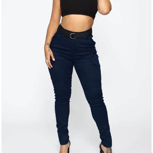 Women's High Waisted Skinny Jeans Slim Fit Casual Summer Outdoor Butt Lifting Tummy Control Stretch Denim Cargo Pants2