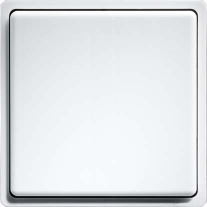 Eltako Funk-Minitaster, Batterie- undleitungslos mit Wippe, 1 Stück, reinweiß glänzend, FMT55/2-WG