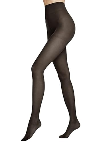 Collants Orp pour femme | Collants fins Press Control 20 deniers - Collant de soutien renforcé - Indéchirable - Thermocollants, Noir , S Cover