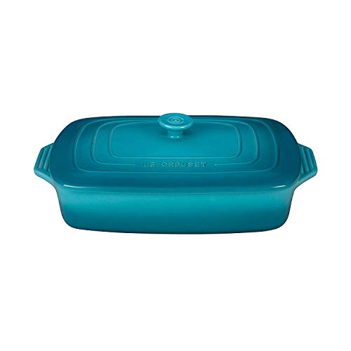 Le Creuset Stoneware Covered Rectangular Casserole, 3.5 qt. (12.5