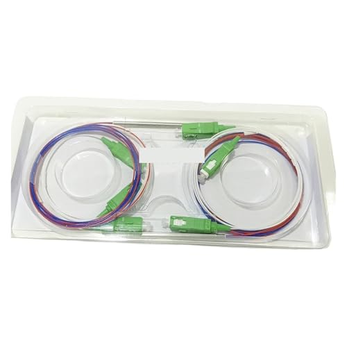 Répartiteur FBT fibre optique 1x2 SC coudé à faible perte d'insertion monomode SM Lot de 5 - 4
