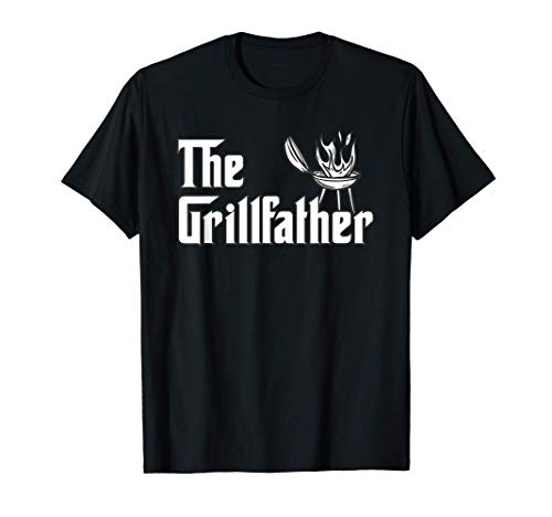 The Grillfather - El padre de la Divertida Barbacoa Papá Camiseta