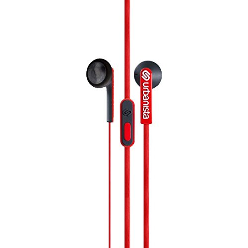 Urbanista Oslo - Auriculares (Binaurale, Rojo, Dentro de oído, Alámbrico, 3.5 mm (1/8