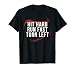 Hit Hard Run Fast Turn Left Funny Baseball Player & Fan T-Shirt