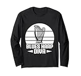 Photo Gallery divertente armonicista blues harp diva armonica maglia a manica Photo Gallery divertente armonicista blues harp diva armonica maglia a manica