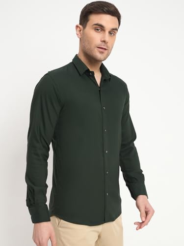 Image of Men's Soft Stretchable Fabric Regular fit Casual Shirt.