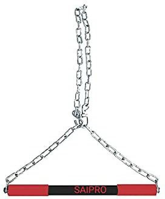 gymfreak 6 feet Chin up Steel Chain Rod/Big Basket Door Gym Rod Multi-Training Bar ()-image-40