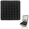 Leanockesa 3D Inflatable Travel Cushion with 49 Air Cells Portable Lightweight Seat Cushion for Airplane, Car, Office and Wheelchair, Foldable Ergonomic Support for Pressure Relief and Comfort