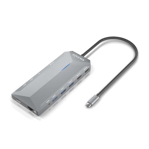 USB-C Dock 12 en 1 dual HDMI para conectar dos monitores y transferir datos 2