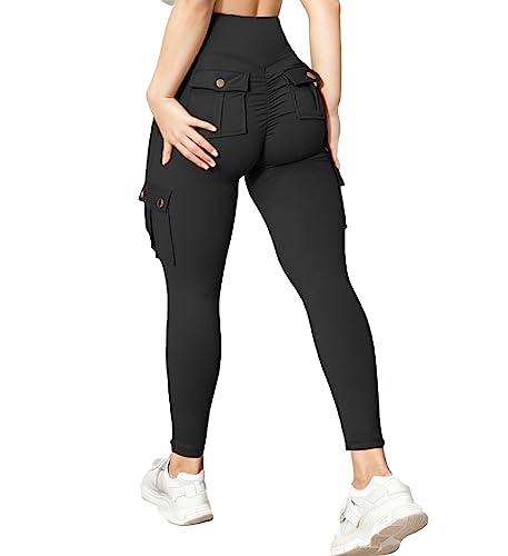 Pantalones cargo de entrenamiento Wavar con efecto push up y bolsillos laterales grandes