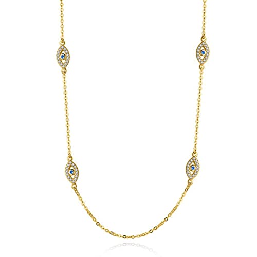 Collier œil turc argent 925, le bijou de protection idéal à offrir à une adolescente.