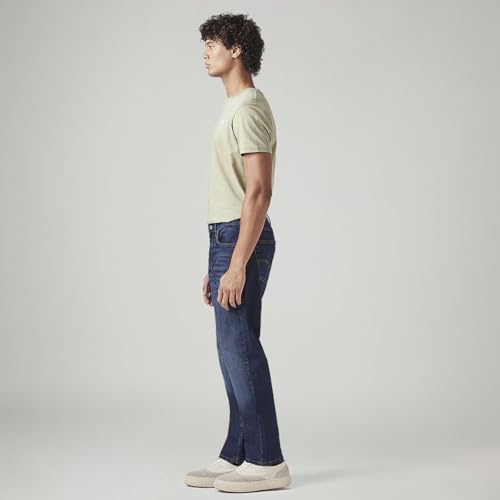 Image of Levi's Men's 505 Mid Indigo Straight Fit Mid Rise Jeans