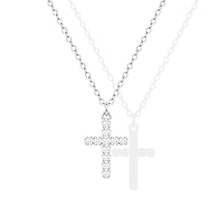 Silver CZ Cross