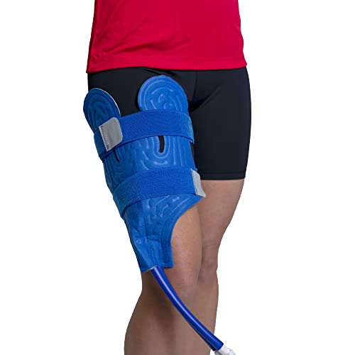 Brace Direct Blue Ice Cold Therapy Circulation Machine With Universal Pad- Back, Knee, Hip, Shoulder, Ankle- Quiet Cryotherapy Pain Relief For Post Surgical, Arthritis, And Swelling #TOP6