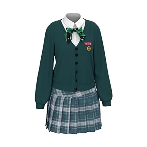 Taeyue All of Us are Dead Cosplay Costume Hoodie Sweatshirt Jacket School Uniform Shirt Pants Outfit Halloween Track Suit for Adult Women Men, L Cover