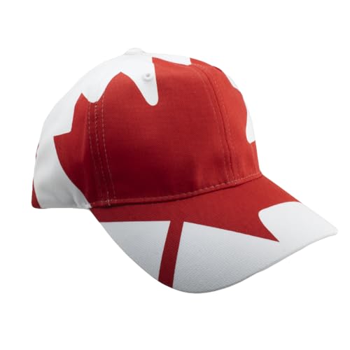 Global Caps, Inc. Canada Flag Cap Red and White