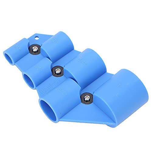 Sunicon Pipe Depth Gauge, Universal Plastic Water Pipe Depth Measurement Tool Accessory Deburred Pipe Chamfer Removal Tool 1.9oz