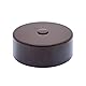Verteilerdose ø 64x23mm inkl. Befestigungszubehör Aufputzdose Anschlussdose Baldachin (Braun)