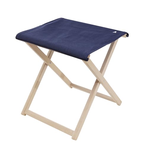 Miniatura 5 de Scalpers - Taburete Director Plegable Fabricada en Madera de Haya Estructura sin Barniz de Primera Calidad, Lona Color Azul Oscuro
