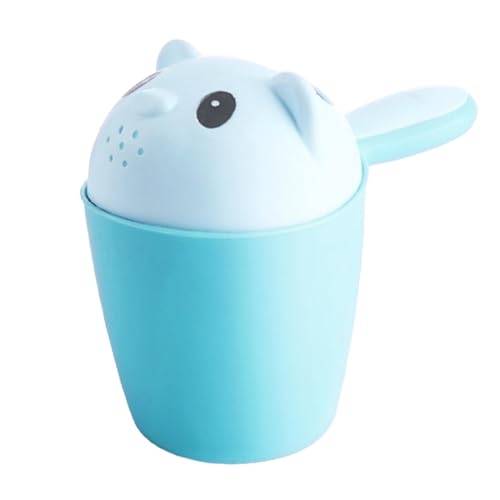 Veeteah Bicchiere da bagno per risciacquare i capelli, per bambini, per shampoo, per bagno a cascata con manico ergonomico | Pale per shampoo, irrigatori, acqua da bagno, bicchieri da bagno per