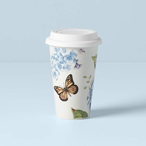Lenox 846844 Butterfly Meadow Blue Thermal Travel Porcelain Mug #TOP3