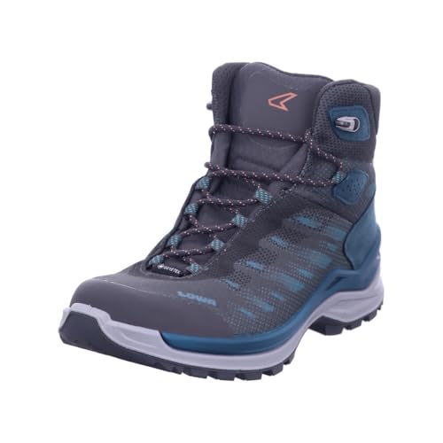 LOWA Damen Wanderschuhe Ferrox GTX Mid Ws 320679 Anthrazit/Rauchgrün 41
