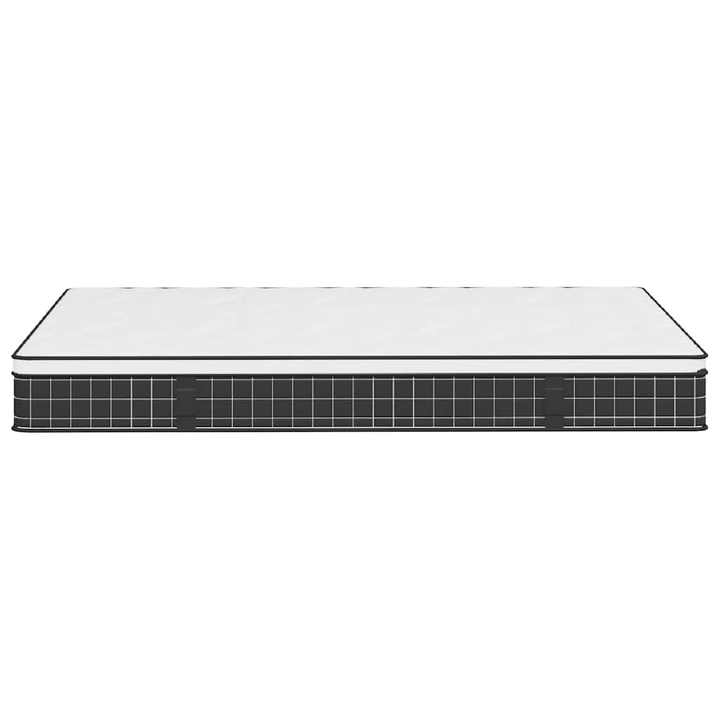 Bonnell materac ze sprężynami, średni, 140 x 190 cm, oddychająca poszewka z poliestru, wysokość 23 cm, nadaje się do prania w temperaturze do 40°C, do sypialni, łóżka dla gości, łóżka