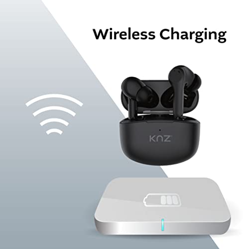 Knz Purefect True Wireless Stereo Earbuds With Hybrid Active Noise Cancellation, Environmental Noise Cancellation (Enc) And Ambient Mode, Bluetooth 5.2, Wireless Charging, Usb C, Ipx5, Immersive Sound #TOP5