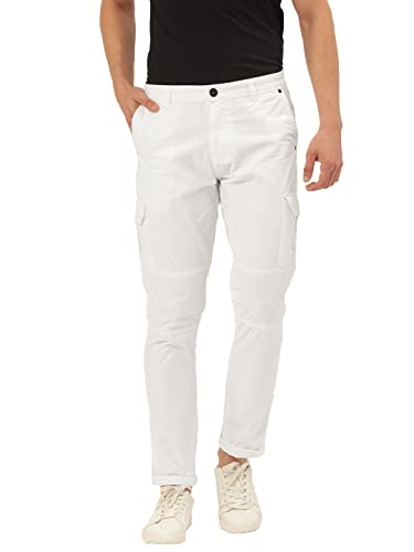 Image of Diverse Men's Slim Fit Overdyed Cotton Cargo
