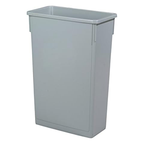 Grey Slim Recycling Bin - 87 Litre Cover