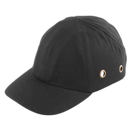 wolfcraft Anstoßkappe - Schutzkappe im Baseball-Cap-Design mit versteckter ABS-Hartschale, Kopfschutz nach EN 812, Anstosskappe Größe 54–59 cm - 4969000