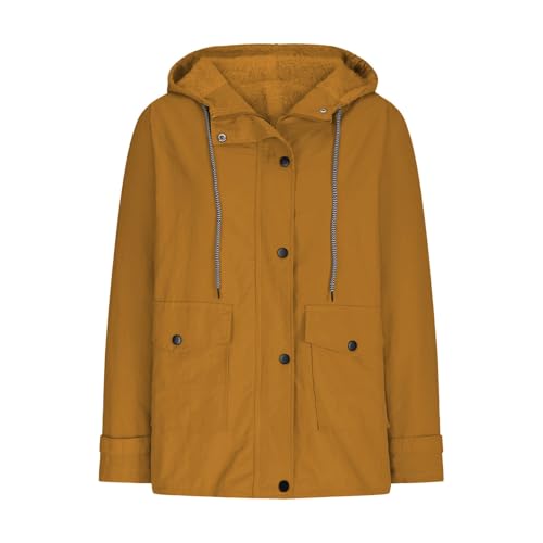 Veste imperméable femme randonnée avec capuche et fermeture éclair