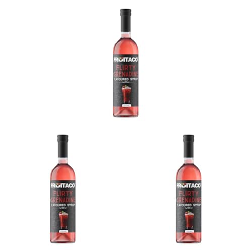 Image of Fruitaco Grenadine Syrup 375ML | Mixer for Mocktails, Cocktails, Drinks, Juices, Beverages | Non Alcoholic Mix (Pack of 3)