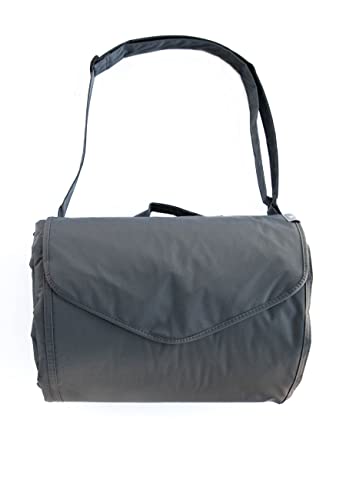 Image of Little Unicorn 5'x10' XL Outdoor Family Picnic & Beach Blanket | Durable & Water-Resistant Fabric | Compact Fold & Easily Wipes Clean | Zipper Pocket (Midnight Poppy)