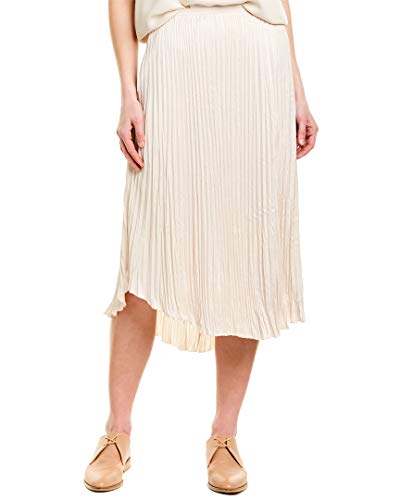 Vince Crushed Drape Skirt Pale Alder LG
