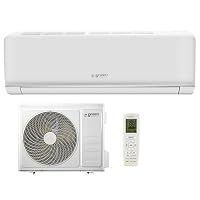 Green Electric Plus Monosplit Klimaanlage 12000 BTU WiFi, Ferngesteuert, Energieeffizienz A++/A+, 3,5 kW R32, Wandmontage, Niedrigverbrauch, mit App-Steuerung, Inverter, Wärmepumpe und Außeneinheit – Ansicht 1