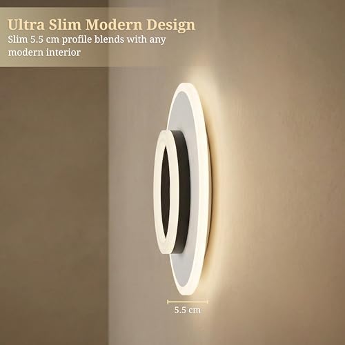 Image of LED Ceiling Light | 50 Watts | >95 CRI Eye Comfort Lighting | 3-Color Mode Anti-Glare Panel for Living Room, Bedroom & Office (Round Ceiling Light)