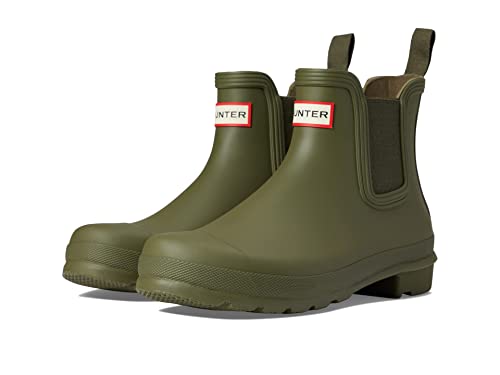Hunter Women's Original Chelsea Boots, Olive Leaf, 7