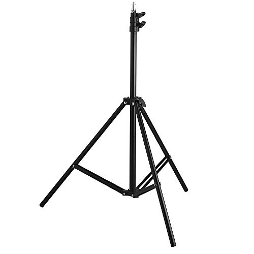 Ruittos Light Stand 7-Foot, Photography Tripod Stand Extendable Support for Video Light, Strobe, Flashes, Reflectors, Umbrella, Camera Video Film Making